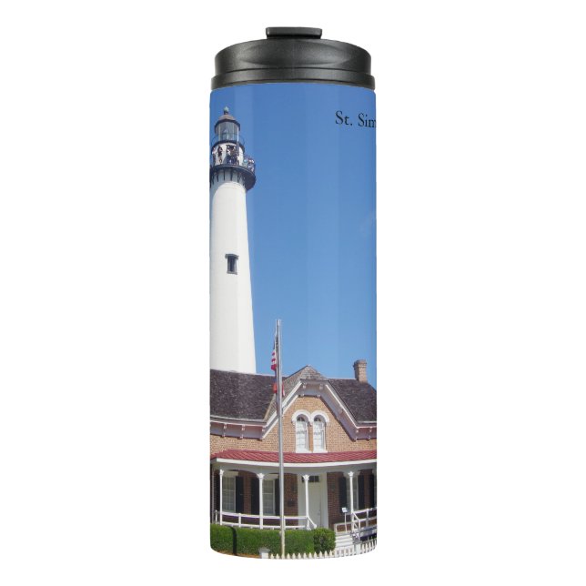 St. Simons Lighthouse thermal tumbler (Front)