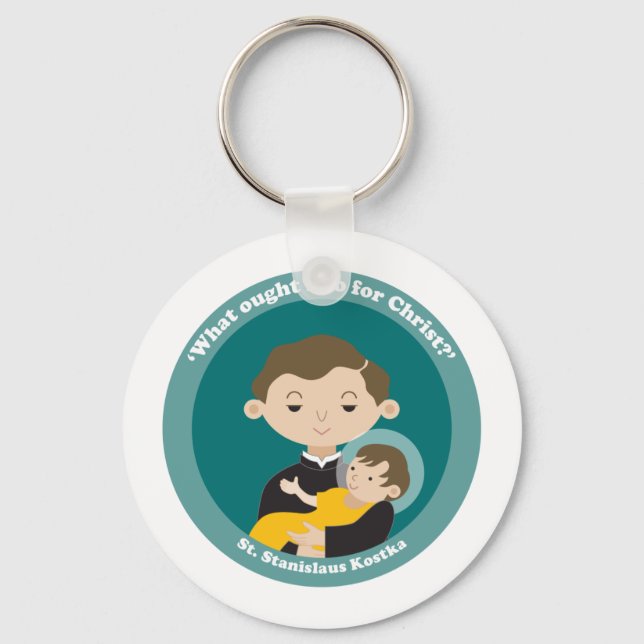St. Stanislaus Kostka Key Ring (Front)