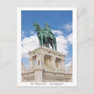 St. Stephen - Budapest Postcard