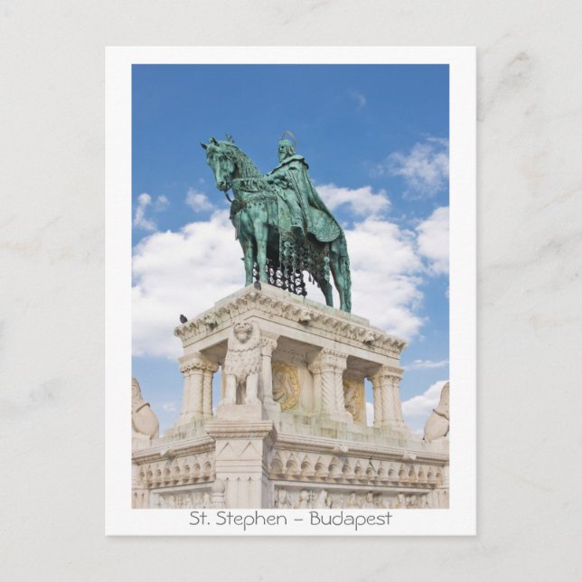 St. Stephen - Budapest Postcard (Front)