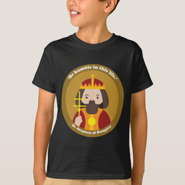 St. Stephen of Hungary T-Shirt (Front)