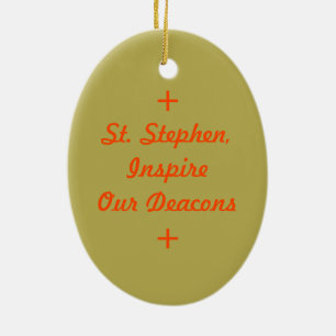 St. Stephen the ProtoMartyr (PM 08) Ceramic Ornament