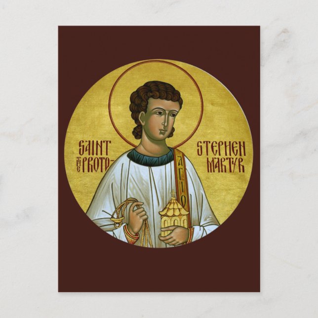 St. Stephen the Protomartyr Prayer Card (Front)