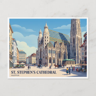 St. Stephen's Cathedral Vienna Austria Postcard