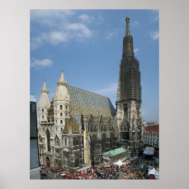 St. Stephen's Cathedral, Vienna Austria Poster (Front)