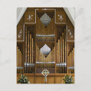 St Stephen's Church organ, Seattle, postcard