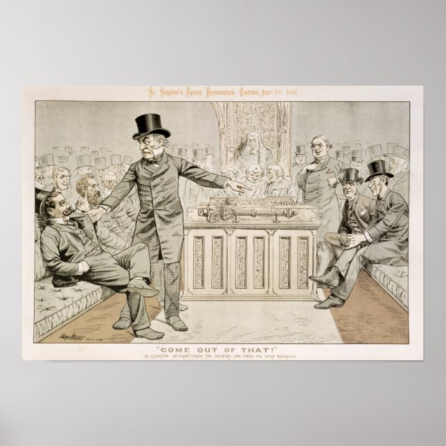 'St. Stephen's Review Presentation Cartoon' Poster (Front)