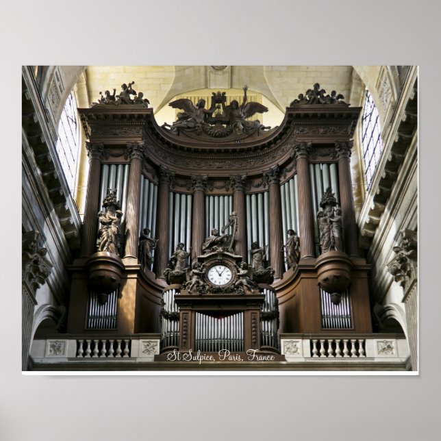 St Sulpice organ poster (Front)