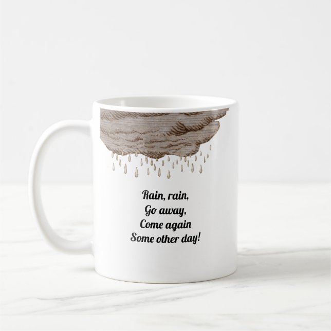 St. Swithin with Umbrella Coffee Mug (Left)