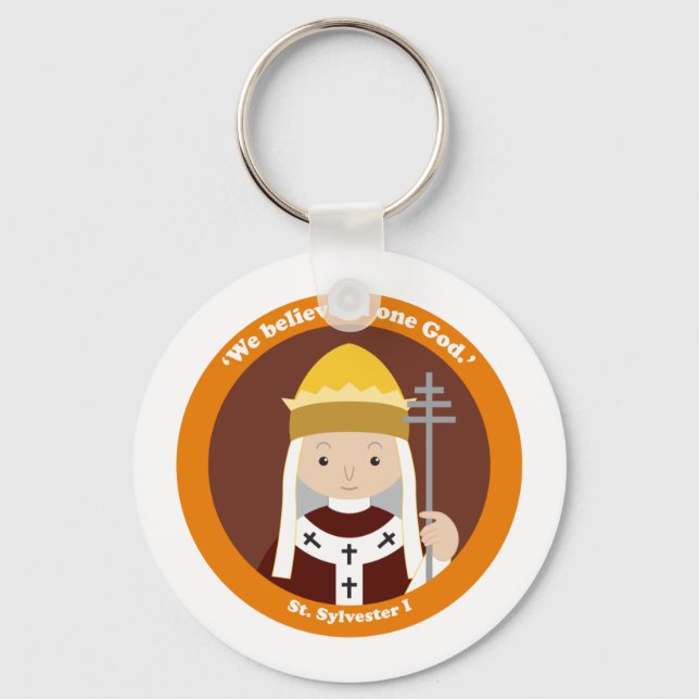 St. Sylvester I Key Ring (Front)