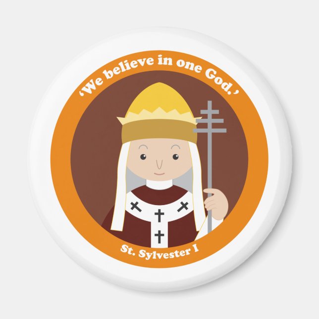 St. Sylvester I Magnet (Front)