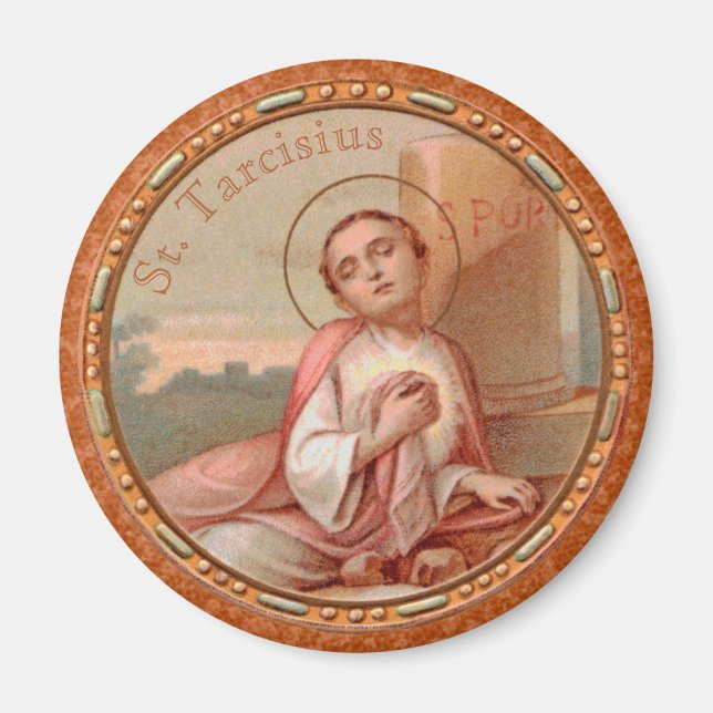 St. Tarcisius of Rome Roundel (BF 004) Magnet (Front)