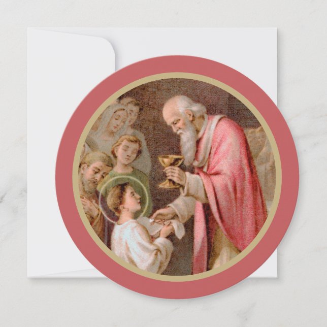 St. Tarcisius Receiving the Eucharist (BL 02) (Front)