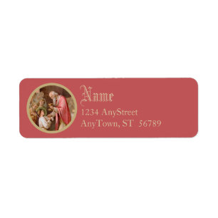 St. Tarcisius Receiving the Eucharist (BL 02) Return Address Label
