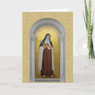 St. Teresa Benedicta of the Cross Carmelite Saint Card
