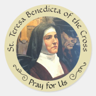 St. Teresa Benedicta of the Cross Feast Aug 9 Classic Round Sticker