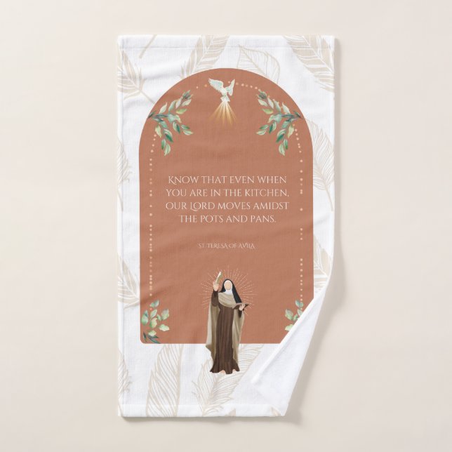 St. Teresa Hand Towel (Hand Towel)