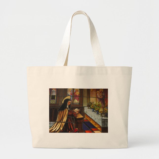 St. Teresa of Avila (2) Large Tote Bag (Front)