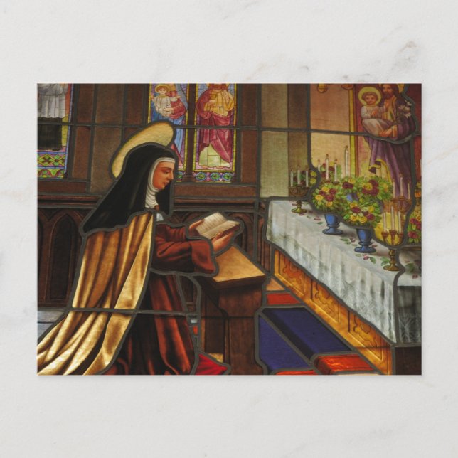 St. Teresa of Avila (2) Postcard (Front)