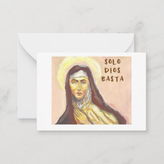 St. Teresa of Avila card