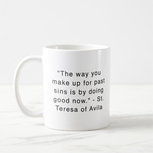 St. Teresa of Avila Coffee Mug (Left)