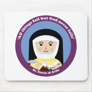 St. Teresa of Avila Mouse Pad