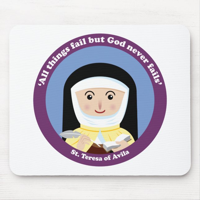 St. Teresa of Avila Mouse Pad (Front)