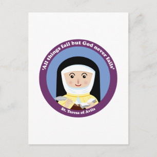 St. Teresa of Avila Postcard