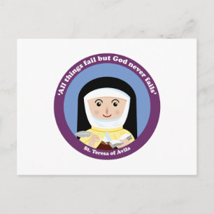 St. Teresa of Avila Postcard