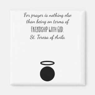 St. Teresa of Avila Quote Magnet