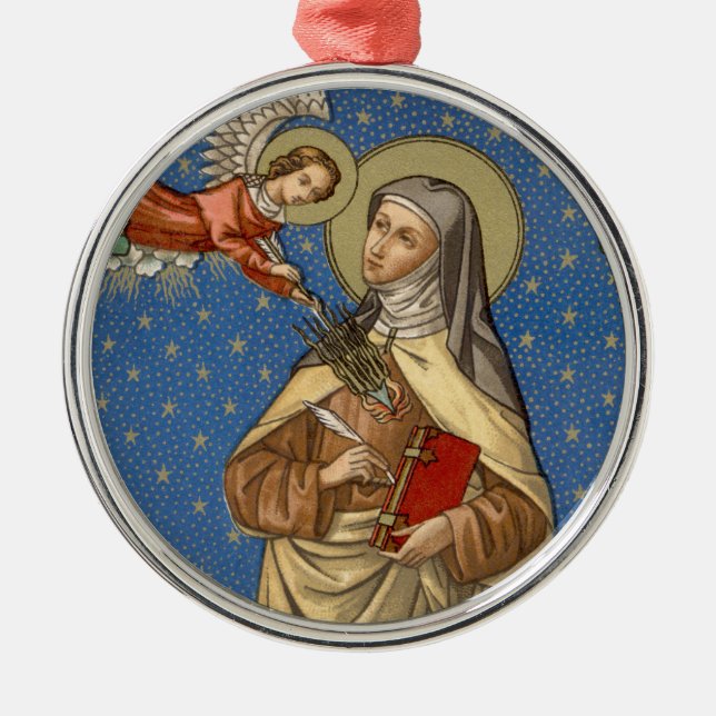 St. Teresa of Avila (SAU 28) Metal Tree Decoration (Front)