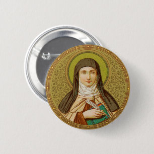 St. Teresa of Avila (SNV 27) Round 6 Cm Round Badge