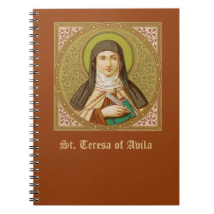 St. Teresa of Avila (SNV 27) (Square Image) Notebook