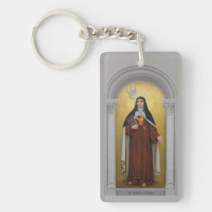 St. Teresa of Avila Teresa of Jesus Prayer Key Ring