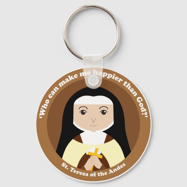 St. Teresa of the Andes Key Ring (Front)
