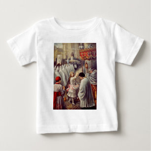 St. Teresa throws flowers to the Blessed Sacrament Baby T-Shirt