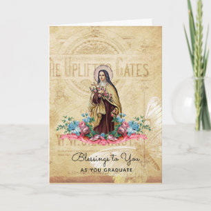 St. Theres Jesus  Catholic Graduation Commencement Card