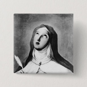 St. Theresa of Avila 15 Cm Square Badge