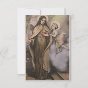 St. Therese 5 Day Novena Prayer Card