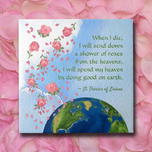 St. Therese (BJE 01; the Americas) Ceramic Tile