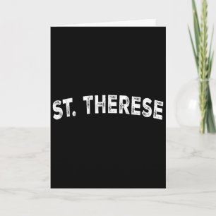 St. Therese  Card