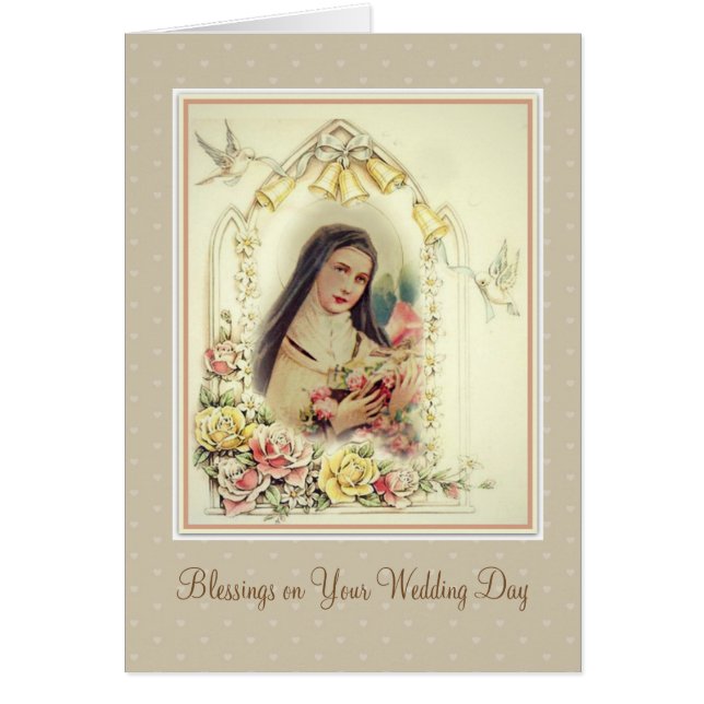 St. Therese Catholic Wedding Engagement (Front)