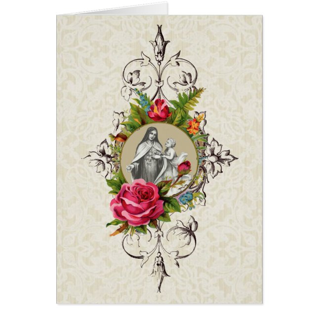 St. Therese Child Jesus Roses Religious Prayer (Front)