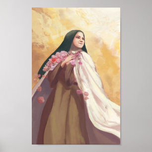 St. Thérèse in Heaven Poster