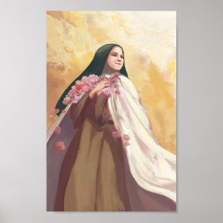St. Thérèse in Heaven Poster
