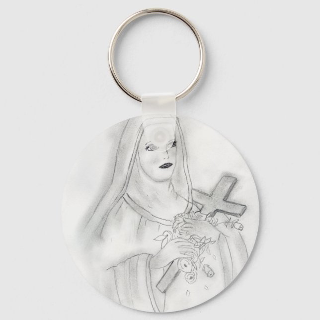 st therese key ring (Front)