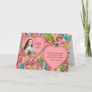 St. Therese of Lisieux (BJE 01; Quote for Mothers) Card