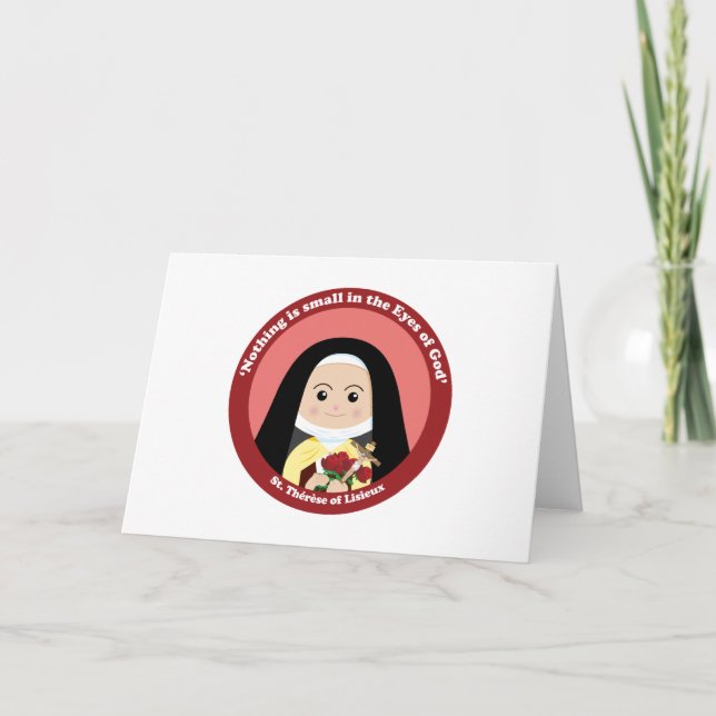 St. Thérèse of Lisieux Card (Front)
