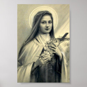 St. Therese of Lisieux Little Flower of Jesus Poster