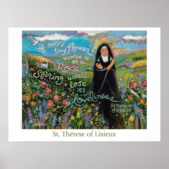 St. Therese of Lisieux Poster (Front)